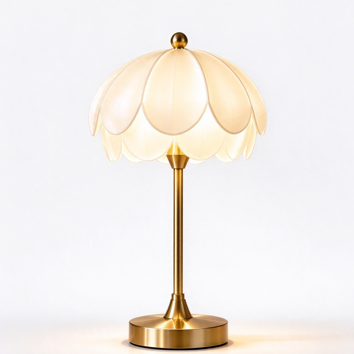 pinjamen™ Petalia™ Flower Petal LED Table Lamp – Vintage-Inspired Floral Bedside Night Light & Dimmable Reading Lamp