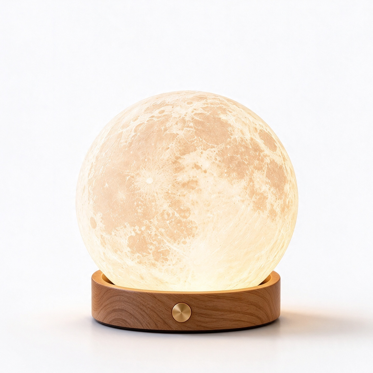 pinjamen™ Lunelle™ Crescent LED Night Light – Modern Moon-Shaped Dimmable Bedside Table Lamp for Bedroom, Desk & Home Decor