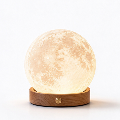 pinjamen™ Lunelle™ Crescent LED Night Light – Modern Moon-Shaped Dimmable Bedside Table Lamp for Bedroom, Desk & Home Decor